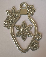 Christmas Lightbulb Ornament Snowflake Cutting Die Card Scrapbook 4073 - Tonya