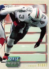 TERRY KIRBY 1993 PRO SET POWER UPDATE PROSPECTS #15 RC DOLPHINS  (BOX 4 ID:13991