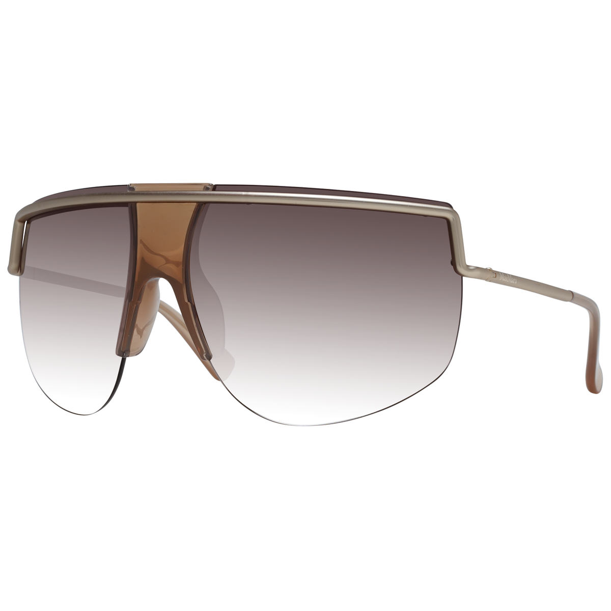 Max Mara Sunglasses Women's Gold Pilot-Aviator MM0050 32F 70mm | eBay