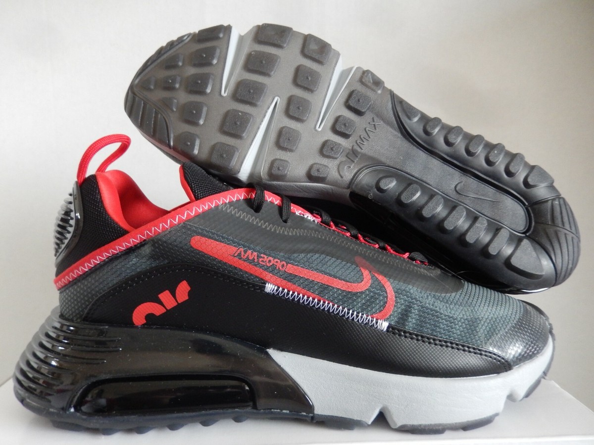 Nike Air Max 2090 Id Black-Red-Grey Sz 11.5 Bred Rare 2020 Release