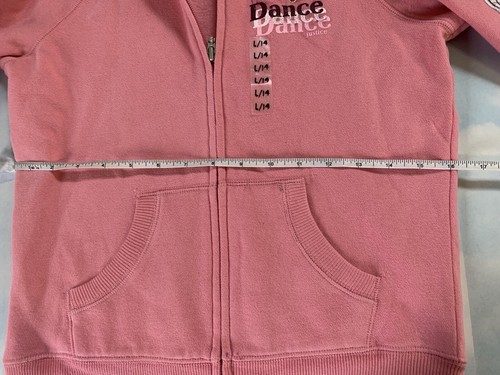 Justice Pink Size 14 Hooded Jacket Brand New W/ Tags - Picture 7 of 8