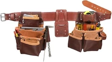 Occidental Leather 5089LG Leather 7 Bag Framer with Large Belt & 23 Pockets