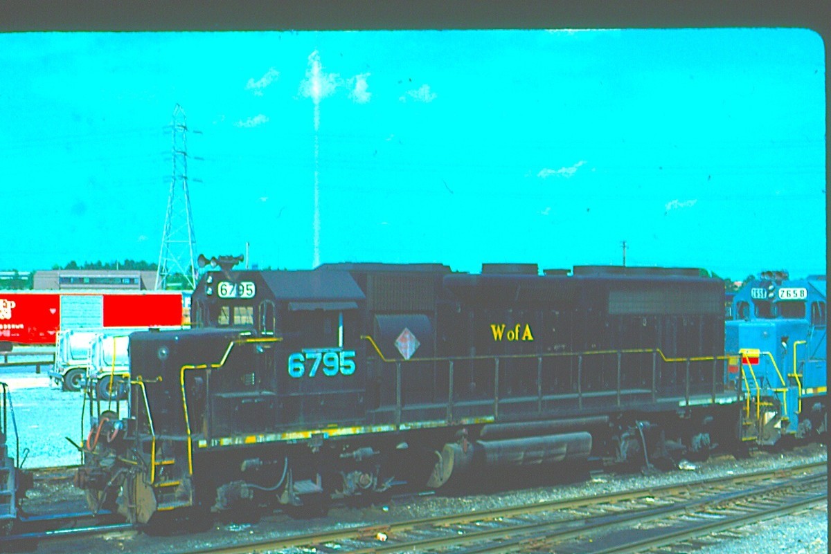 W of A 6795 GP-40, Richmond, Va, 06/87; Kodachrome Original | eBay