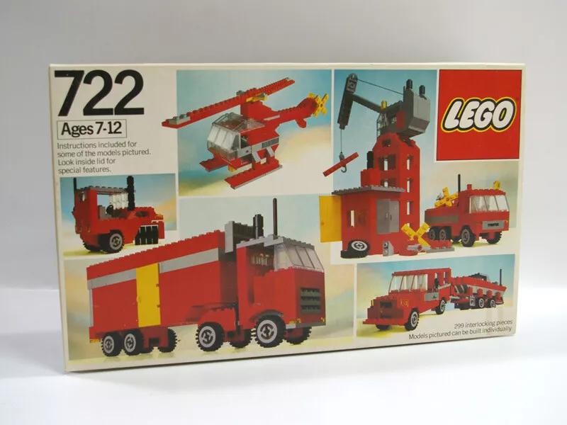 LEGO Universal Building Set 722 Vintage 1980s Basic set series