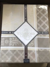 $70 NEW WATERFORD LINENS (WYMAN) TABLECLOTH Oblong 70”x104” 8 To 10 Seat