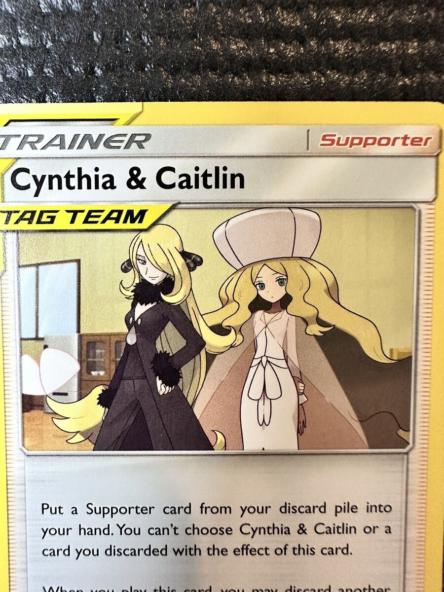 Cynthia & Caitlin 189/236 Cosmic Eclipse Pokemon TCG Trainer Cynthia & Caitlin 189/236 Cosmic Eclipse Pokemon TCG Trainer