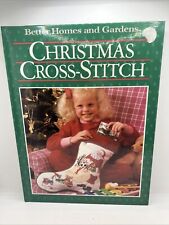 Christmas Cross Stitch - Better Homes and Gardens Book 1987 Patterns Santa