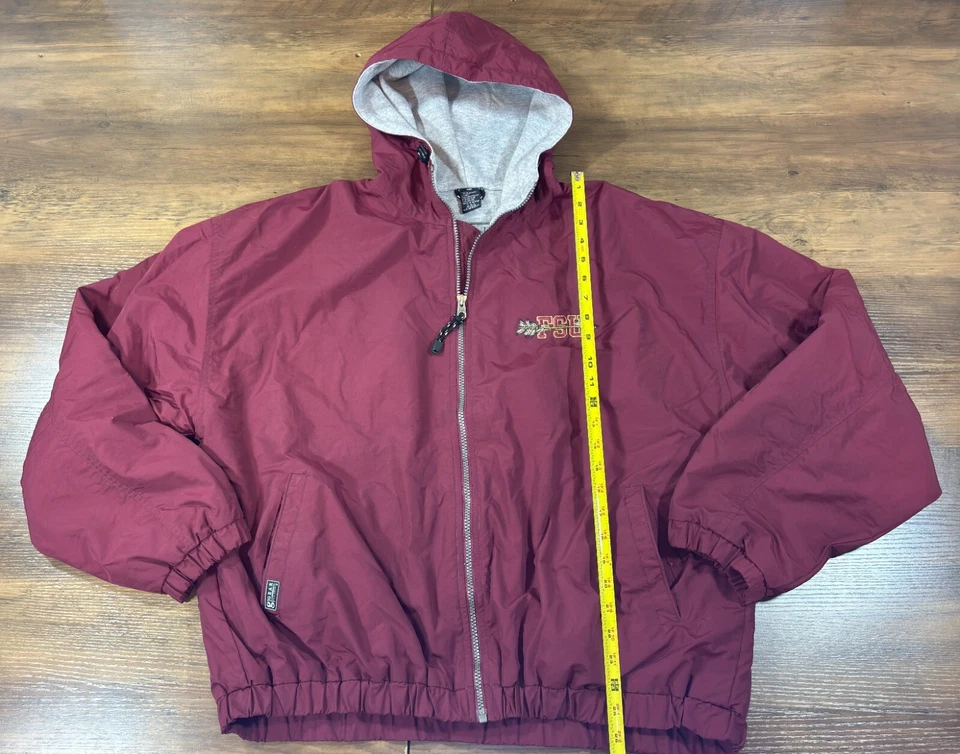 FSU Gear для спорта молнии куртка мужская размер XL гранат - Изображение 4 из 4