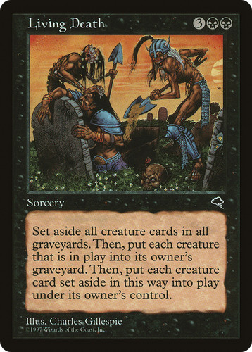 MTG FOIL Full Art Living Death English [DSC] | eBay