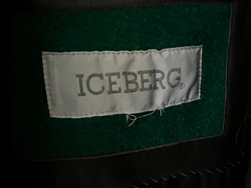 Fabulosa Chaqueta de Lana Iceberg para Hombre con Cuello de Oveja Foto 4 de 4