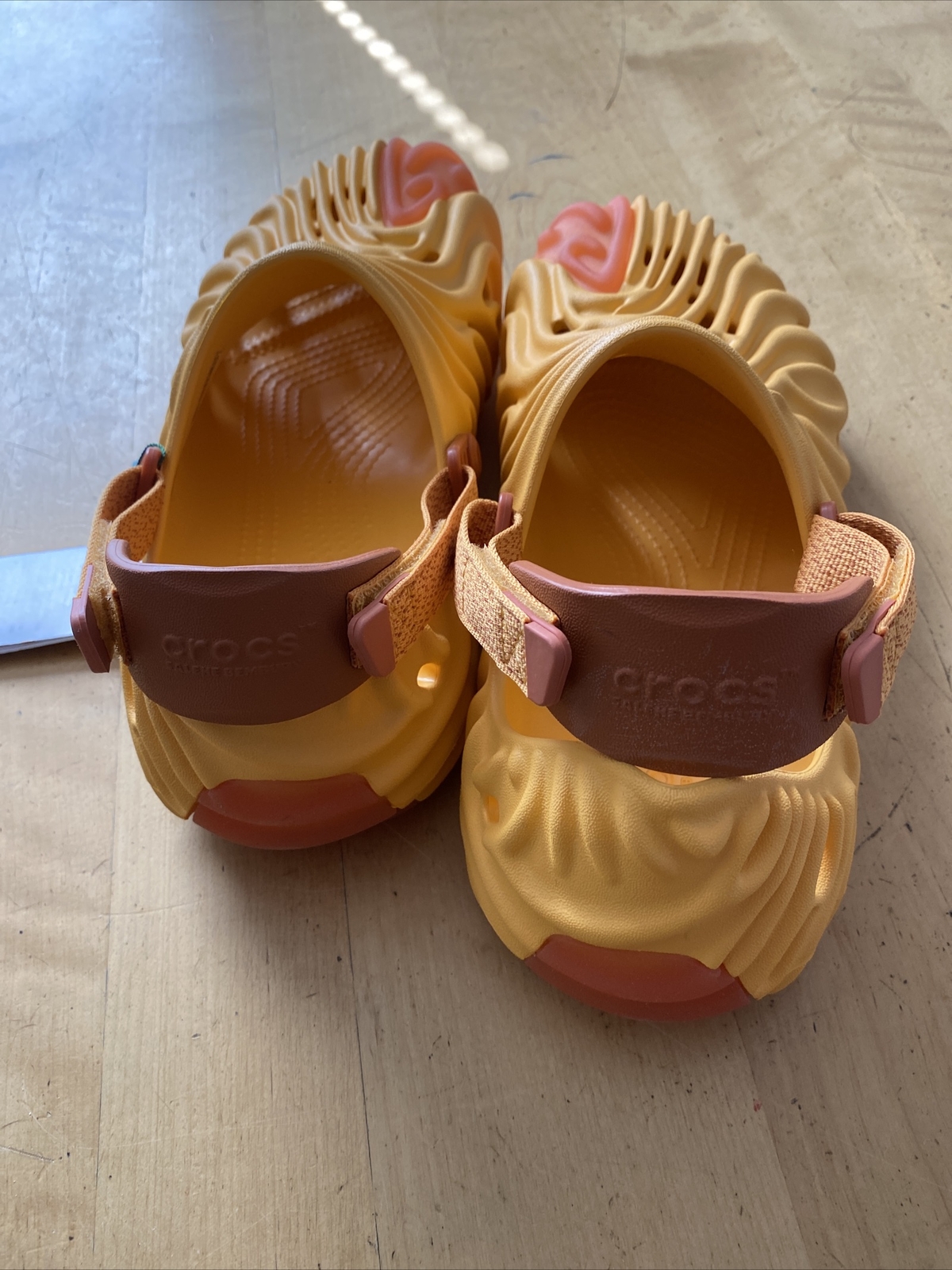 Salehe Bembury Crocs Pollex Clog - Cobbler Size 10 - yellow orange sorbet unisex image 3