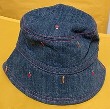 NWT GYMBOREE Vintage GROWN WITH LOVE Bucket Hat Carrots Peas 6 12 18 6-18 mos