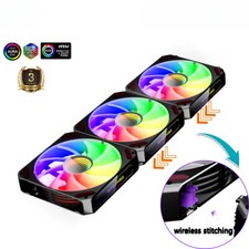 Computer Case Fan No Wire Connection Ventoinha PC 120mm Rgb Fan Kit Cooler 4pin
