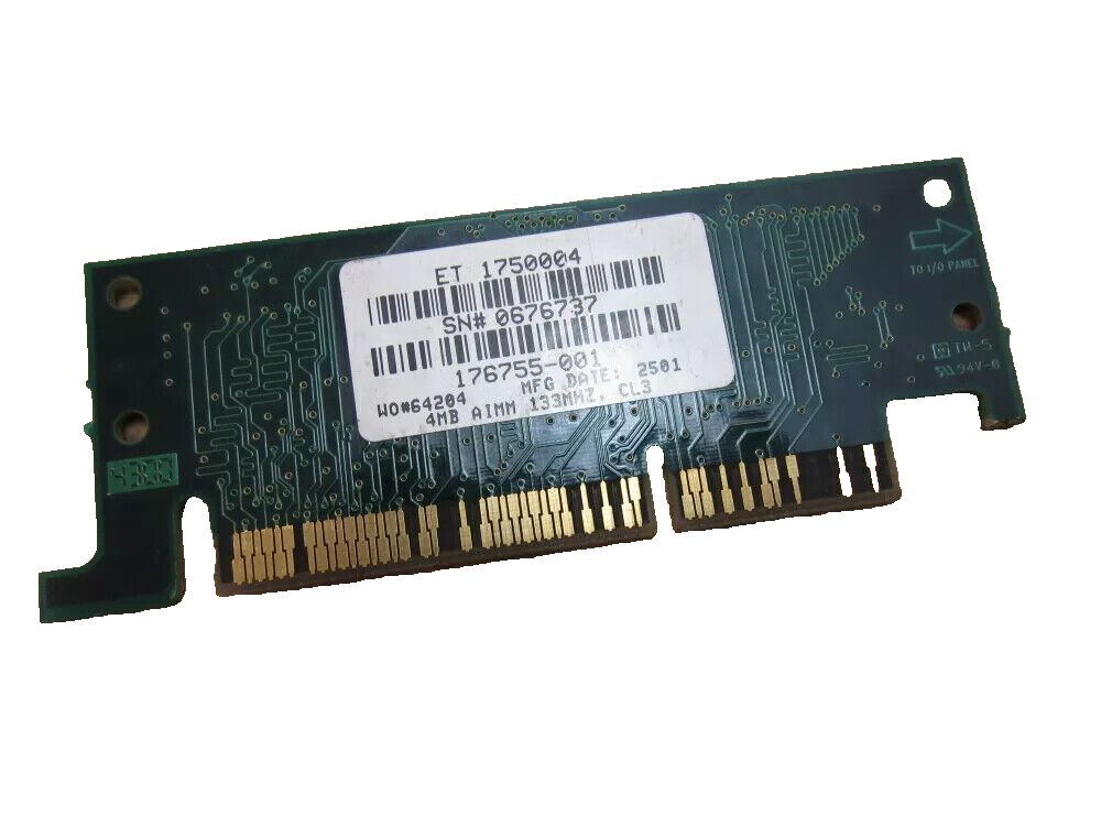 HP 4MB AIMM 133MHZ SDRAM CL3 176755-001 