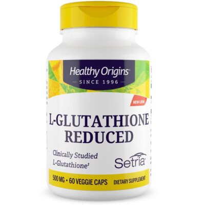 Healthy Origins, L-Glutathione Reduced, 500mg, 60 Veg. Kapseln - Blitzversand