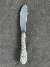 Stieff Rose Sterling Hollow Handle Master Butter Knife (7 1/8")