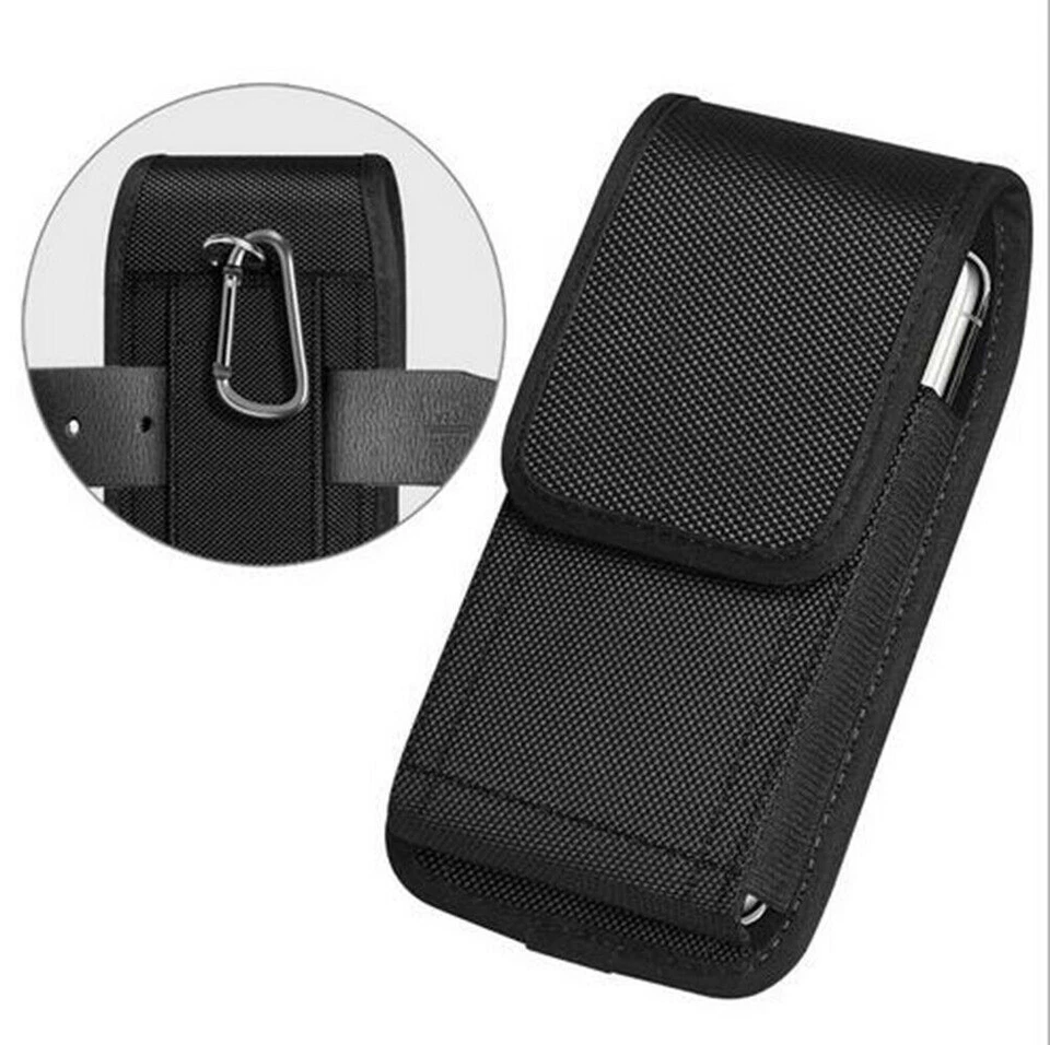 Universal Belt Hook  Pouch Bag Nylon Case For All Mobile Phone Holster New - Image 2 of 4