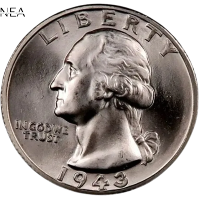 【銀90%】 1941年1943年1944年 アメリカ ワシントン・クォーター 1943-D Washington Quarter ~ Gem BU ~ 90% Silver | eBay