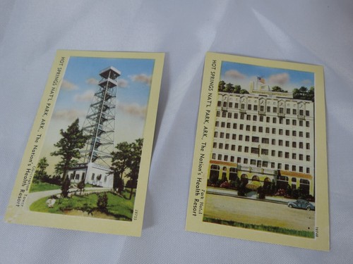 Vintage Souvenir Postcard Folder Hot Springs National Park Mini Post Cards - Picture 4 of 7