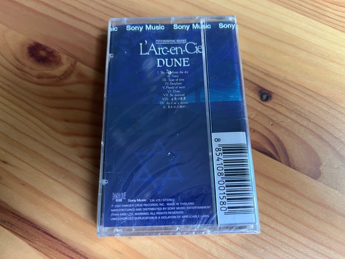 L'Arc-en-Ciel DUNE Cassette Tape (Sony Music Thailand 2002 Reissue