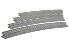 NEW Kato HO Scale Curve Track Superelevated w/ Ties Set Concrete 4 2-241