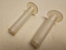 NOS Old School BMX Handlebar Grips....MX...Bicycle..Bike....Clear
