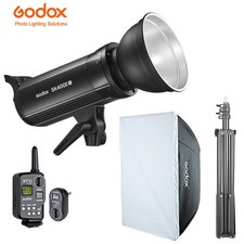 GODOX SK400II-V 400W Studio Strobe Flash Light XT-16 Trigger 60 90 Softbox Stand