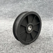 5-1/2" OD Plastic Flat 1" Belt Idler Tensioner Sheave Pulley 5/8” Bearing Bore