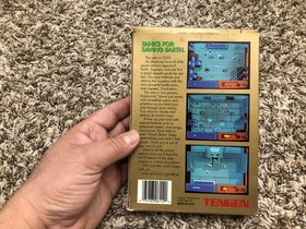 Vindicators (Nintendo, NES, Tengen 1988) No Manual Box, Game, and Sleeve Tested