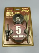 Kwikset Security Door Lock Installation Kit for Wood Doors 130WD