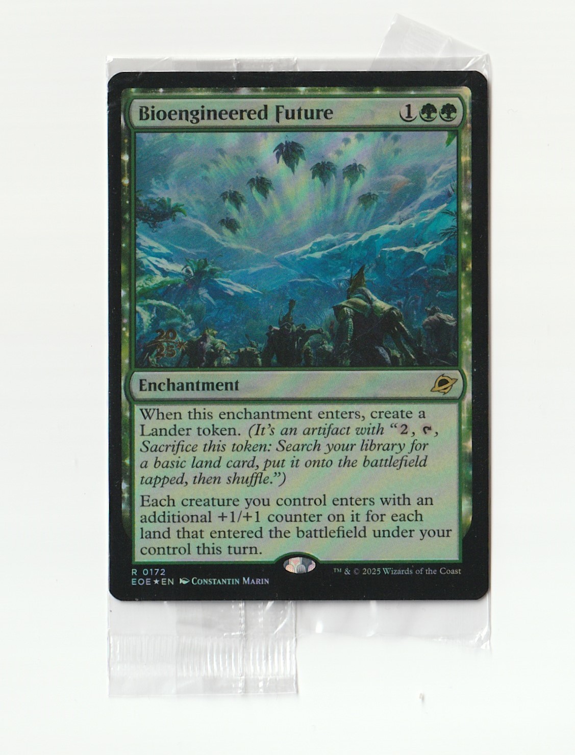 Bioengineered Future (NM) Foil #172 Prerelease Promo EOE see pics Magic card