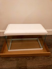 Ciano Aqua 20 Classic Aquarium White/Black with Filter Beginner Fish Tank