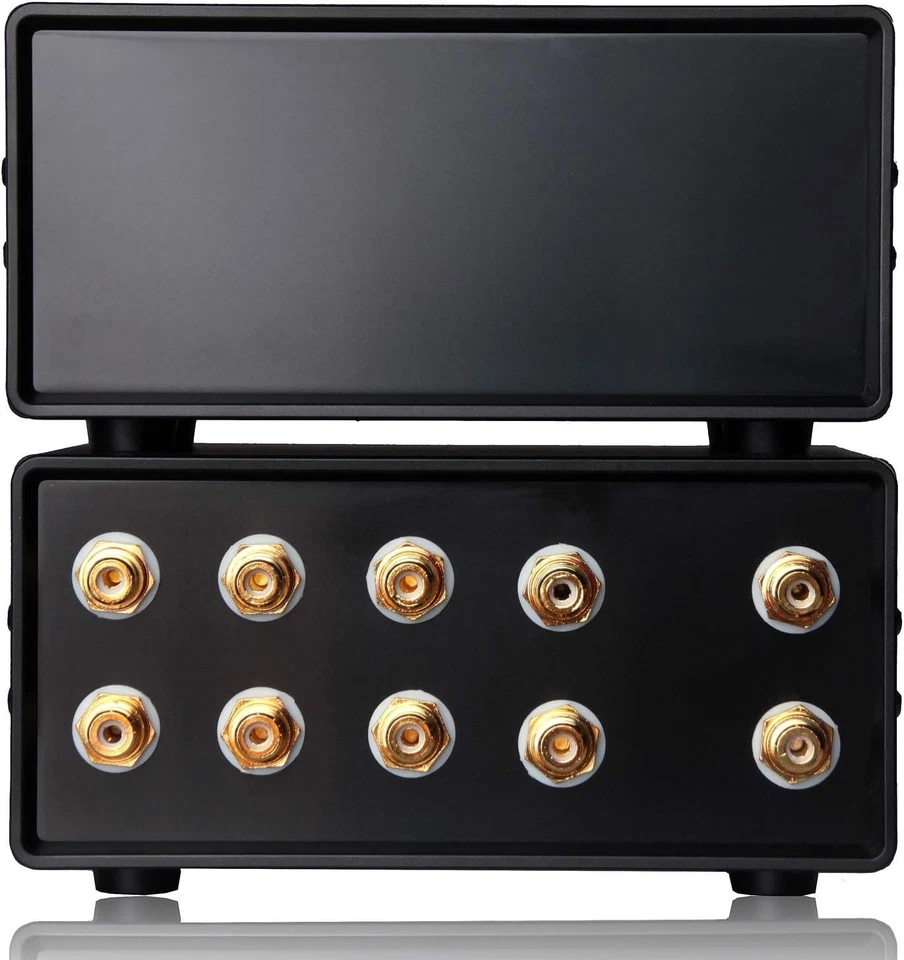 1-IN-4-OUT RCA Audio Splitter and Passive Preamp for Enhanced Sound Distribution - Image 3 of 4