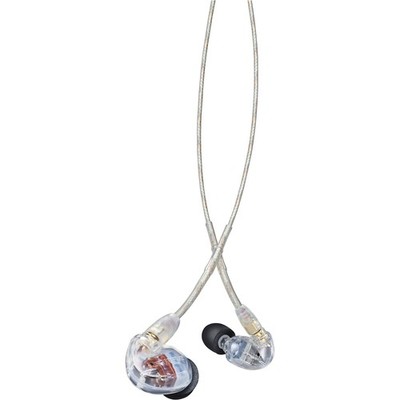 Shure SE535 Triple Driver In-Ear Monitors, Clear