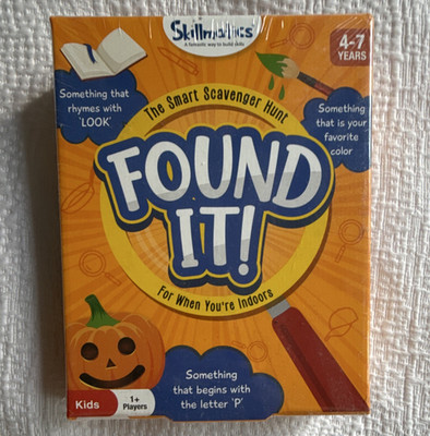 Skillmatics Found It! Indoor Scavenger Hunt Kids Game Ages 4-7, 1+ Players