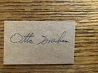 Otto Graham signed cut, NFL Browns, 7x Champ, Pro FB HOF, CFHOF, D. 2003