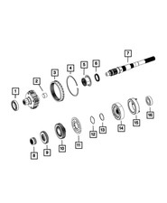 Genuine Mopar Disc Brake Rotor Kit 68402350AA