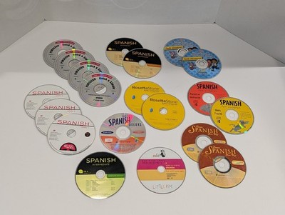 20 Spanish Loose Language PC CD-ROMs, Audio CDs, & DVDs | Rosetta Stone, Dora