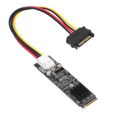 USB 3.1 Front Panel Socket 20Gbps Type-E to NGFF M-Key NVME Express Card Adapter
