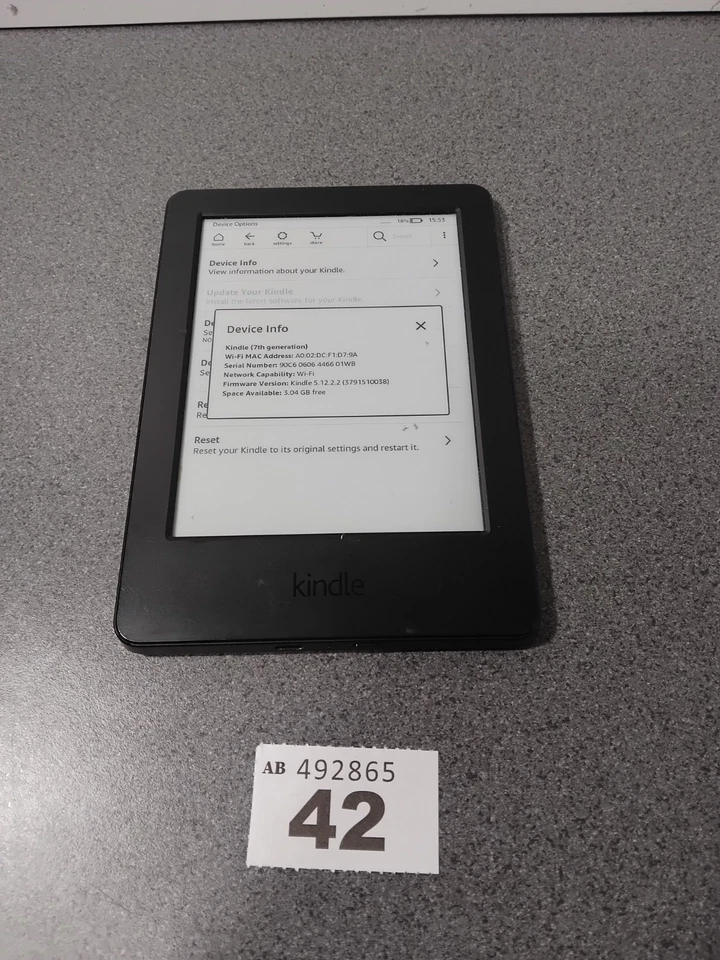 Amazon Kindle - 7th Generation - WP63GW - No Ads  - Image 4 of 4