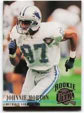 1994 Ultra #387 Johnnie Morton RC [Detroit Lions] [Base Set Football Card]