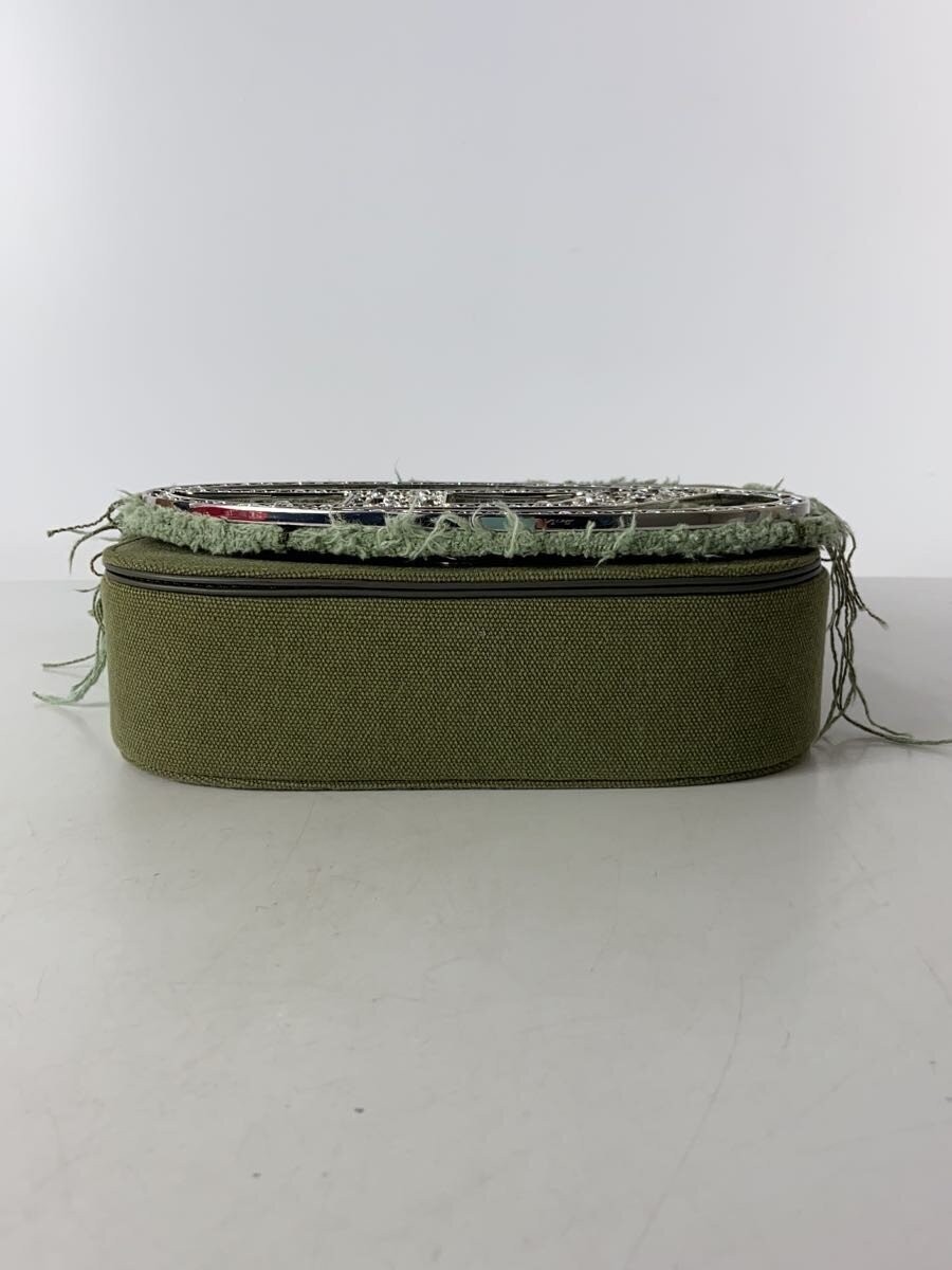 Diesel Handbag Denim Khaki Solid Used Authentic — image 4