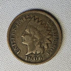 1906 Indian Head One Cent Penny #AB644
