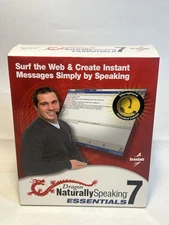 NIB Dragon Naturally Speaking 7 Essentials- By Scansoft