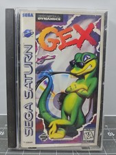 Gex Sega Saturn 1996 Retro Video Game Authentic US Version Tested