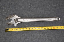 WRIGHT 18" ADJUSTABLE WRENCH MODEL 9AC18 MADE IN USA
