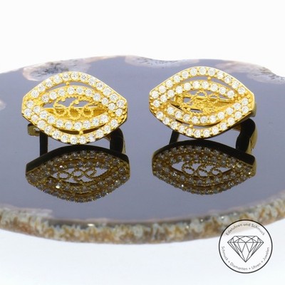 SONDERAKTION WERT 1.580,- Ohrhänger / Ohrringe oriental 916 Gold 22k 22 KT XXYY