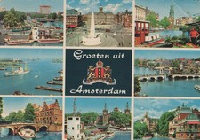 Alte Ansichtskarte Amsterdam Groeten uit Amst...