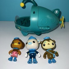 Octonauts Gup A Deluxe Vehicle figures Captain Barnacles Tweak Barrot Dashi