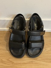 Christian Dior Black Leather Adjustable Strap...